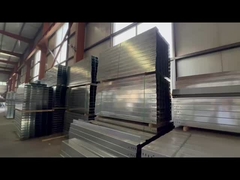 หนาภาระติดผนัง สีเงิน สแตนเลส สายไฟฟ้า ช่องเคเบิล ตู้ความสูงปรับแต่ง