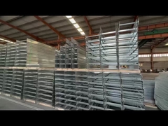 ปรับปรุงเงินเหล็กบันไดประเภทกระเบื้องเคเบิลกระเบื้องผนังติดตั้งสําหรับการจัดการเคเบิลกันไฟ