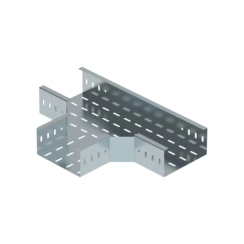 รางเคเบิลถาดชุบสังกะสีแบบติดตั้งบนผนังพร้อมการออกแบบที่ประหยัดพื้นที่และความสามารถในการจัดหาที่สูงสำหรับการจัดการสายเคเบิลอย่างมีประสิทธิภาพ